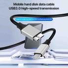 USB-C / Type-C 3.0 to Micro B Mobile Hard Disk Adapter Cable, Length:0.3m - 3