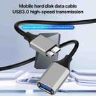 USB 3.0 A Female to Micro B Mobile Hard Disk Adapter Cable, Length:0.2m - 3