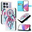 For Redmi K70 Ultra 5G Global 3D Painting Horizontal Flip Leather Phone Case(Color Drop Wind Chimes) - 1