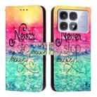 For Redmi K70 Ultra 5G Global 3D Painting Horizontal Flip Leather Phone Case(Chasing Dreams) - 2