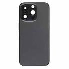 For iPhone 14 Pro Battery Back Cover with Power + Volume Flex Cable + Wireless Charging Module, Version:China Version(Black) - 2