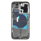 For iPhone 14 Pro Battery Back Cover with Power + Volume Flex Cable + Wireless Charging Module, Version:China Version(Black) - 3