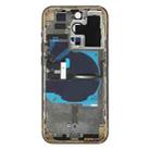 For iPhone 14 Pro Battery Back Cover with Power + Volume Flex Cable + Wireless Charging Module, Version:US Version(Gold) - 3