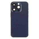 For iPhone 14 Pro Battery Back Cover with Power + Volume Flex Cable + Wireless Charging Module, Version:US Version(Purple) - 2