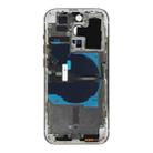 For iPhone 14 Pro Battery Back Cover with Power + Volume Flex Cable + Wireless Charging Module, Version:US Version(Silver) - 3