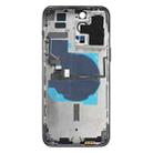 For iPhone 14 Pro Max Battery Back Cover with Power + Volume Flex Cable + Wireless Charging Module, Version:China Version(Black) - 3