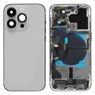 For iPhone 14 Pro Battery Back Cover Assembly, Version:China Version(Silver) - 1
