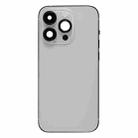 For iPhone 14 Pro Battery Back Cover Assembly, Version:China Version(Silver) - 2