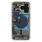 For iPhone 14 Pro Battery Back Cover Assembly, Version:US Version(Gold) - 3