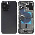 For iPhone 14 Pro Max Battery Back Cover Assembly, Version:US Version(Black) - 1