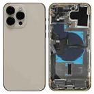 For iPhone 14 Pro Max Battery Back Cover Assembly, Version:US Version(Gold) - 1