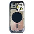 For iPhone 14 Pro Battery Back Cover with Side Keys & Card Tray, Version:US Version(Purple) - 3