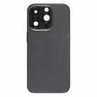 For iPhone 14 Pro Battery Back Cover with Side Keys & Card Tray, Version:CE EU Version(Black) - 2