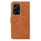 For Honor 200 Lite Global Ethnic Style Embossed Pattern Leather Phone Case(Brown) - 3