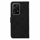 For Honor 200 Lite Global Ethnic Style Embossed Pattern Leather Phone Case(Black) - 3