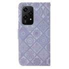 For Honor 200 Lite Global Ethnic Style Embossed Pattern Leather Phone Case(Purple) - 3