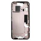 For iPhone 15 Middle Frame Bezel Plate with Side Keys + Card Tray, Version:US Version(Pink) - 2