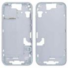 For iPhone 15 Middle Frame Bezel Plate with Side Keys + Card Tray, Version:China Version(Blue) - 1