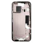 For iPhone 15 Middle Frame Bezel Plate with Side Keys + Card Tray, Version:CE EU Version(Pink) - 2