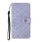 For OPPO Reno12 Pro Global Ethnic Style Embossed Pattern Leather Phone Case(Purple) - 2