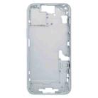 For iPhone 15 Plus Middle Frame Bezel Plate with Side Keys + Card Tray, Version:US Version(Blue) - 1