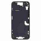 For iPhone 15 Plus Middle Frame Bezel Plate with Side Keys + Card Tray, Version:China Version(Black) - 1