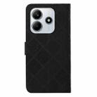 For Redmi Note 14 5G Ethnic Style Embossed Pattern Leather Phone Case(Black) - 3