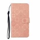 For Redmi Note 14 Pro 5G Ethnic Style Embossed Pattern Leather Phone Case(Pink) - 2