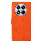 For Redmi Note 14 Pro 5G Ethnic Style Embossed Pattern Leather Phone Case(Orange) - 3