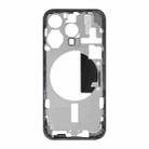 For iPhone 15 Pro Middle Frame Bezel Plate with Side Keys + Card Tray, Version:US Version(Black) - 3