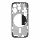 For iPhone 15 Pro Middle Frame Bezel Plate with Side Keys + Card Tray, Version:CE EU Version(Black) - 3