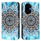 For Honor 300 Colored Drawing Pattern Plain Weave Leather Phone Case(Undersea Mandala) - 2