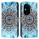 For Honor 300 Pro / 300 Ultra Colored Drawing Pattern Plain Weave Leather Phone Case(Undersea Mandala) - 2