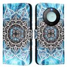 For Honor X9c Smart 5G Colored Drawing Pattern Plain Weave Leather Phone Case(Undersea Mandala) - 2