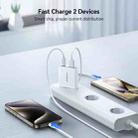 JOYROOM JR-TCF14 20W USB+USB-C / Type-C Fast Charger, Specification:EU Plug(White) - 3