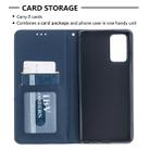 For Samsung Galaxy Note 20 Rhombus Texture Horizontal Flip Magnetic Leather Case with Holder & Card Slots & Wallet(Blue) - 6