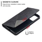 For Samsung Galaxy Note 20 Rhombus Texture Horizontal Flip Magnetic Leather Case with Holder & Card Slots & Wallet(Black) - 5