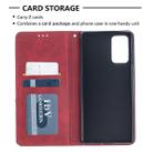 For Samsung Galaxy Note 20 Rhombus Texture Horizontal Flip Magnetic Leather Case with Holder & Card Slots & Wallet(Red) - 6