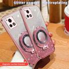 For vivo Y52s / Y31s 5G Plated Gradient Glitter Round Holder TPU Phone Case(Silver) - 3