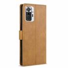 For Redmi Note 10 Pro N.BEKUS CSJ-P1 Solid Color Leather Phone Case(Brown) - 3