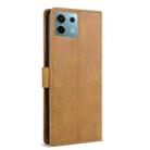 For Redmi Note 13 5G Global N.BEKUS CSJ-P1 Solid Color Leather Phone Case(Brown) - 3