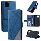 For Huawei Y5p / Honor 9s Skin Feel Splicing Horizontal Flip Leather Case with Holder & Card Slots & Wallet & Photo Frame(Blue) - 1