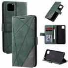 For Huawei Y5p / Honor 9s Skin Feel Splicing Horizontal Flip Leather Case with Holder & Card Slots & Wallet & Photo Frame(Green) - 1