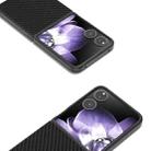 For Xiaomi Mix Flip Black Frame Carbon Fiber Texture PU Phone Case(Black) - 3