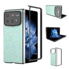 For Xiaomi Mix Fold 4 Black Frame Colorful Glitter Phone Case(Light Green) - 1