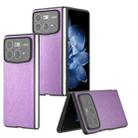 For Xiaomi Mix Fold 4 Glitter Full Coverage PU + PC Phone Case(Purple) - 1