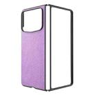 For Xiaomi Mix Fold 4 Glitter Full Coverage PU + PC Phone Case(Purple) - 2