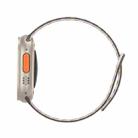 For Apple Watch 42mm DUX DUCIS KJ Series Magnetic Buckle Silicone Watch Band(Brown Grey) - 3
