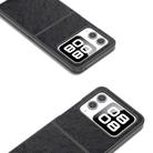 For Huawei nova Flip Dual Color Lichi Texture PU Phone Case(Black) - 3