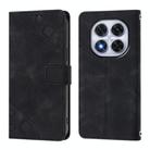 For Redmi Note 14 Pro 4G Skin-feel Embossed Leather Phone Case(Black) - 2